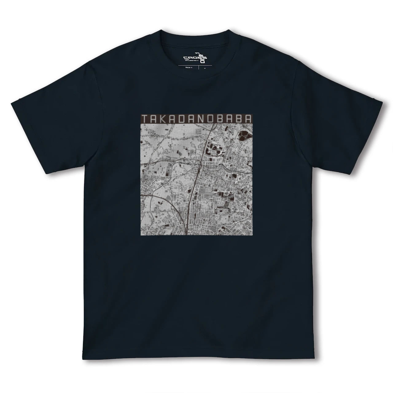 【高田馬場(東京都)】地図柄ヘビーウェイトTシャツ