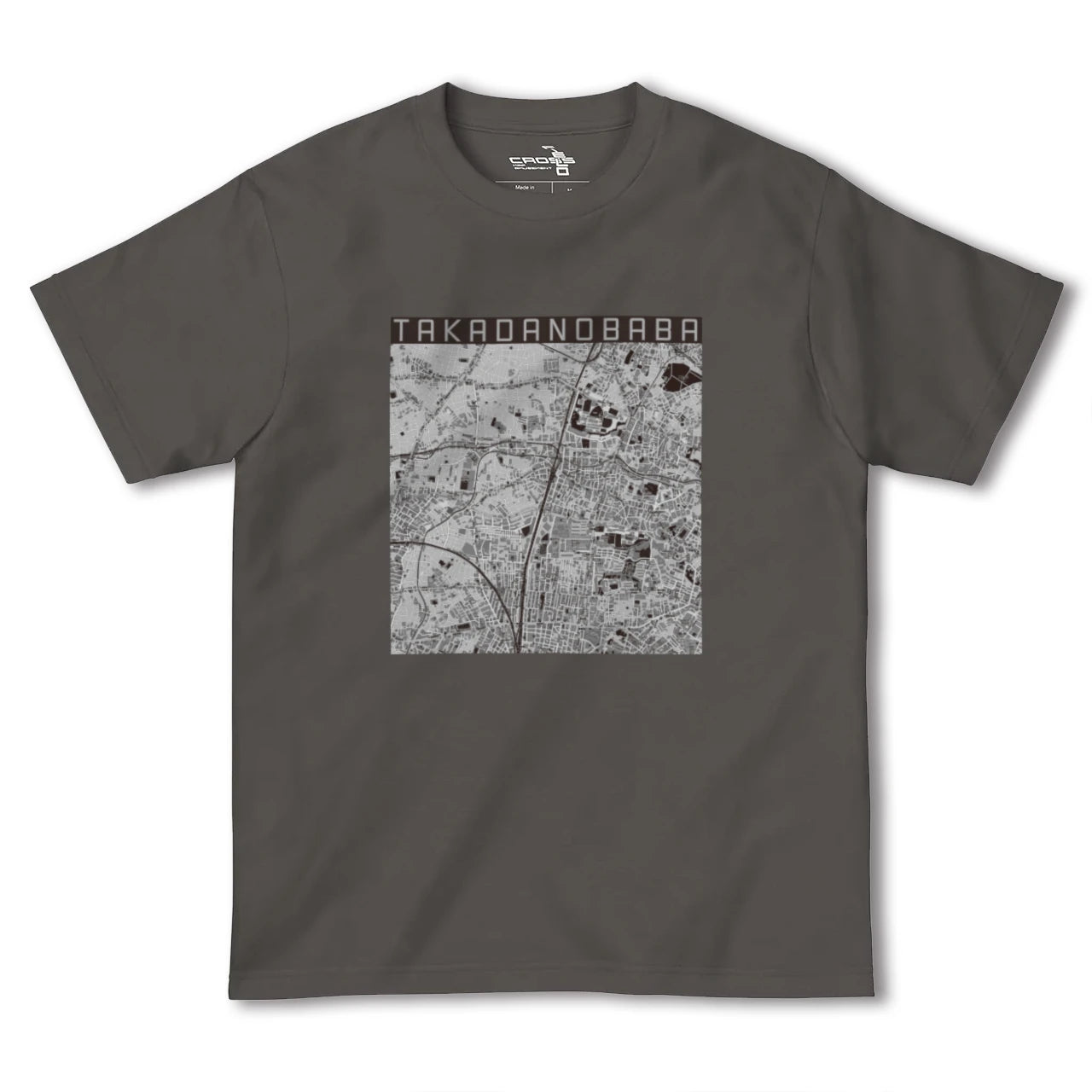 【高田馬場(東京都)】地図柄ヘビーウェイトTシャツ