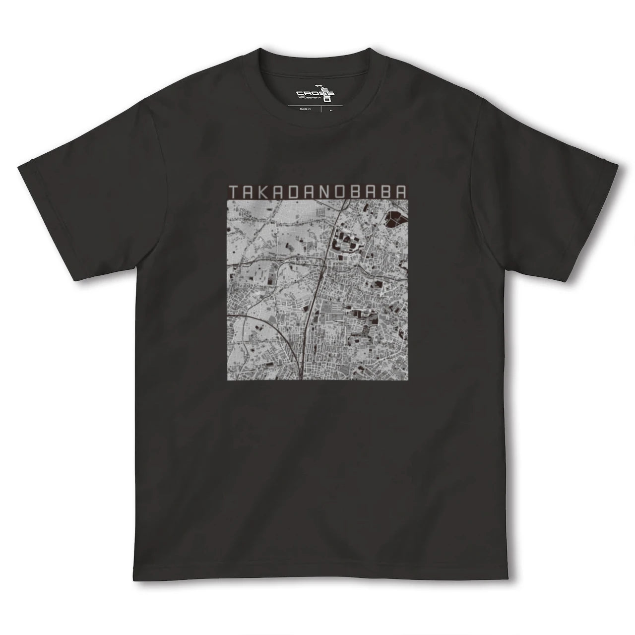 【高田馬場(東京都)】地図柄ヘビーウェイトTシャツ