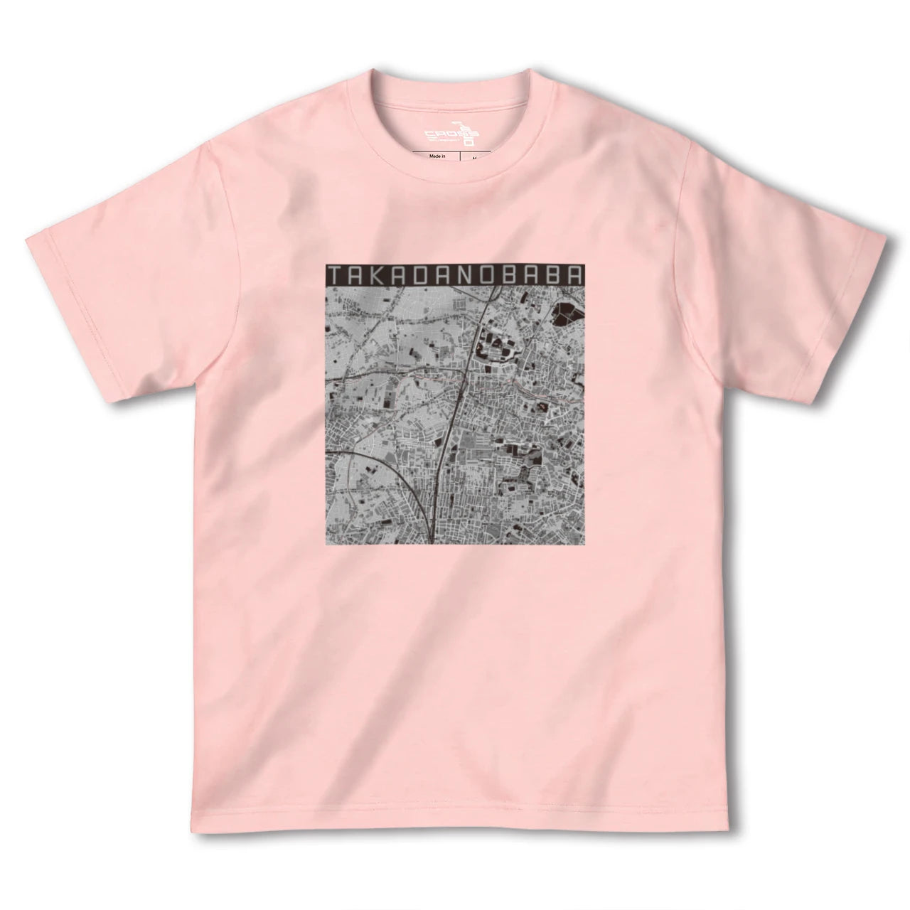 【高田馬場(東京都)】地図柄ヘビーウェイトTシャツ