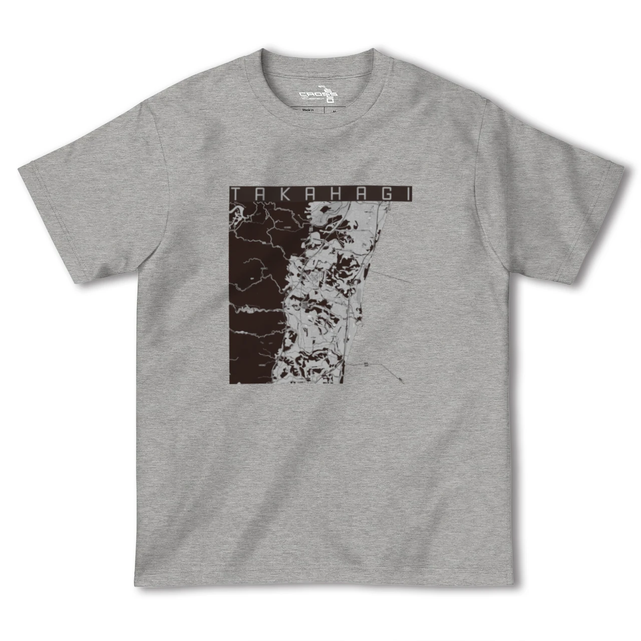 【高萩(茨城県)】地図柄ヘビーウェイトTシャツ
