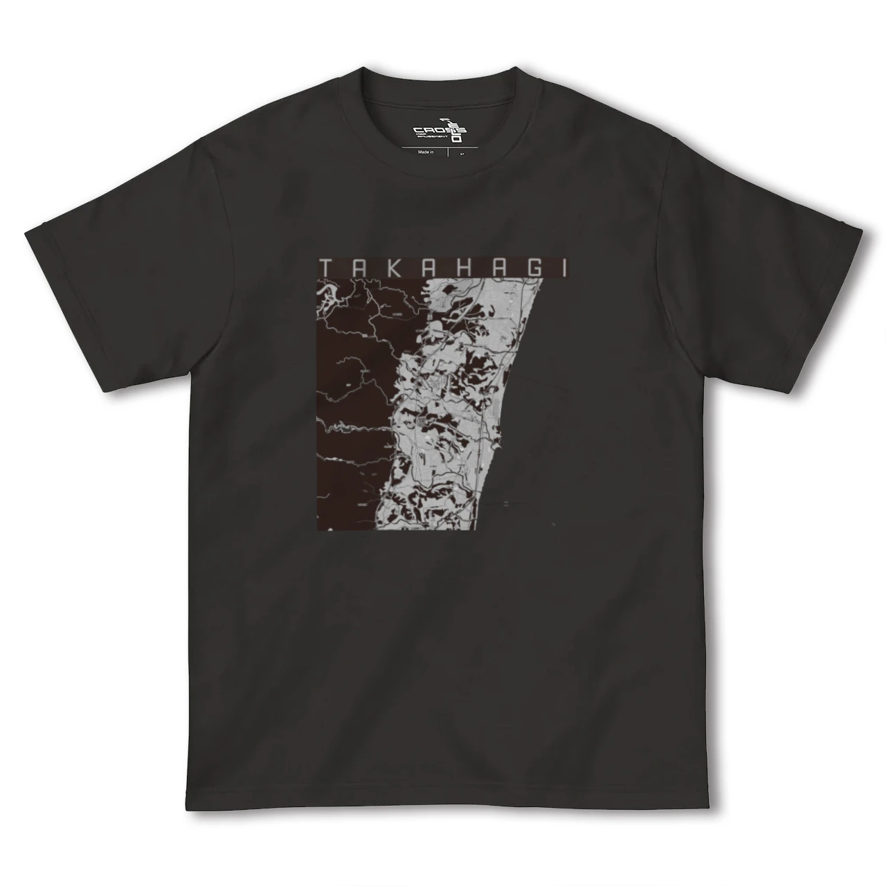 【高萩(茨城県)】地図柄ヘビーウェイトTシャツ