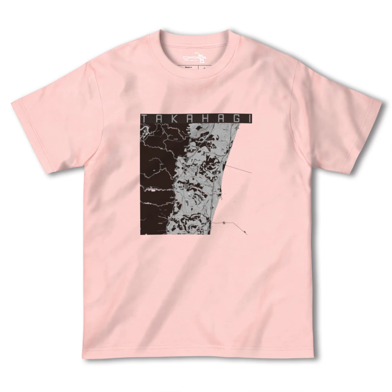 【高萩(茨城県)】地図柄ヘビーウェイトTシャツ