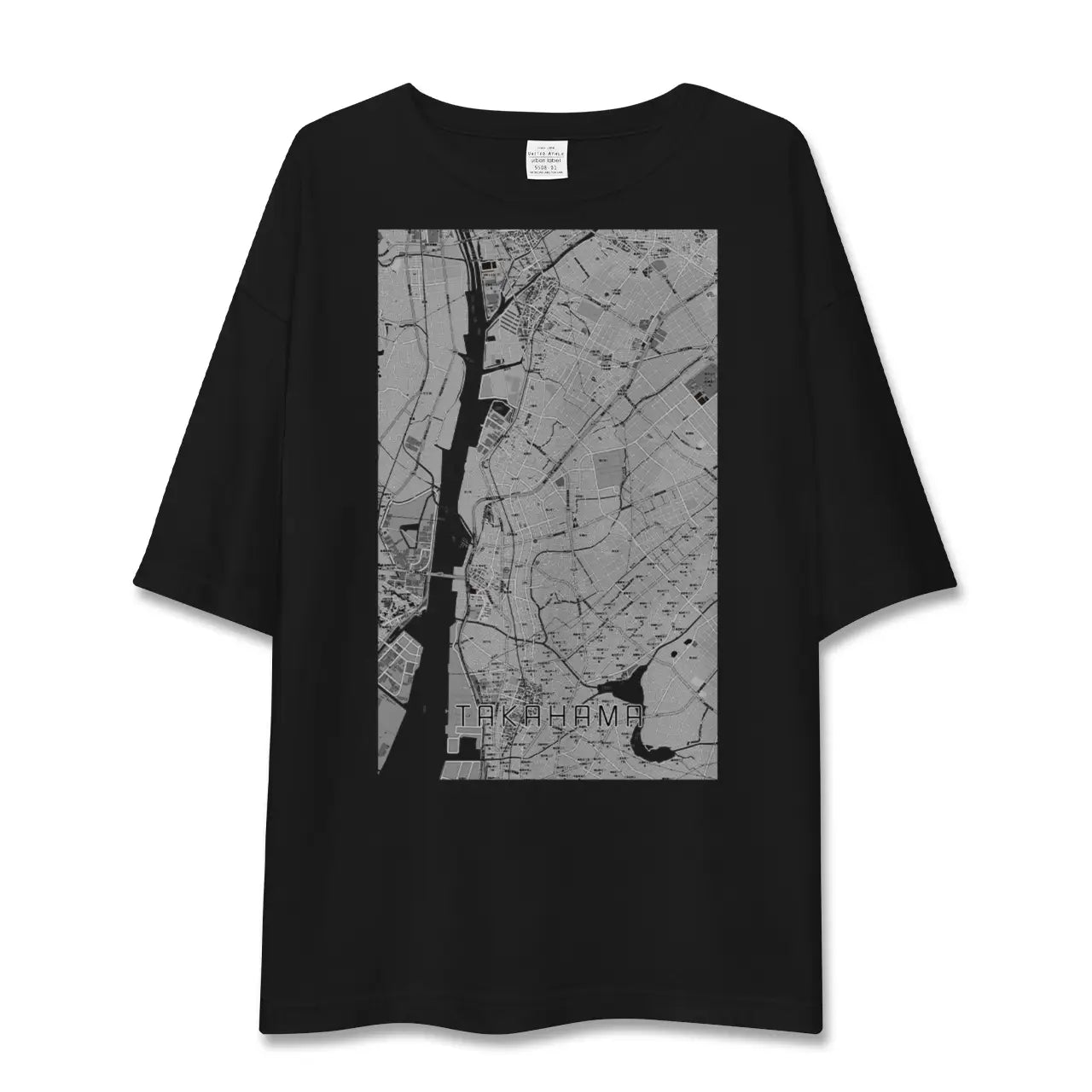 【高浜(愛知県)】地図柄ビッグシルエットTシャツ