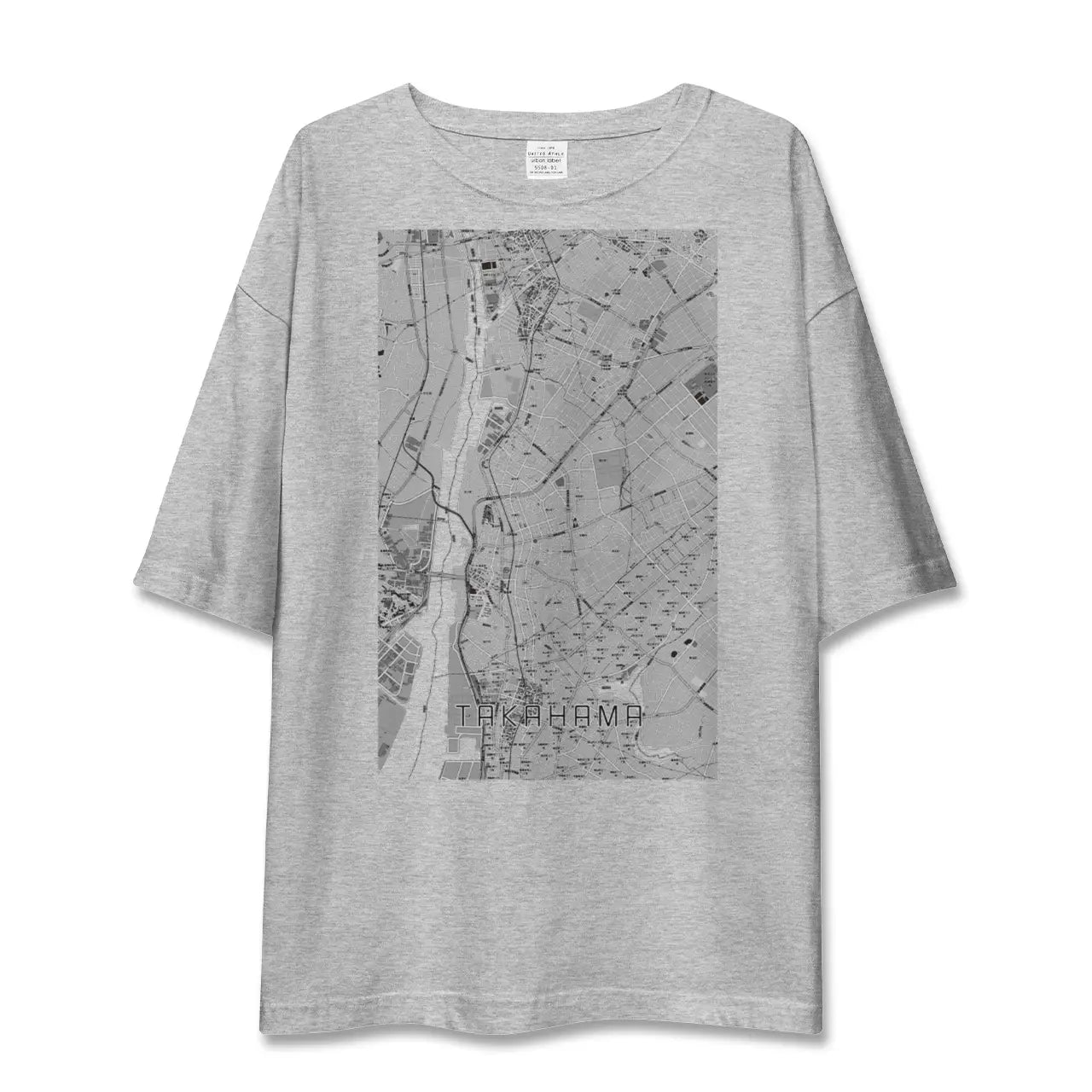 【高浜(愛知県)】地図柄ビッグシルエットTシャツ