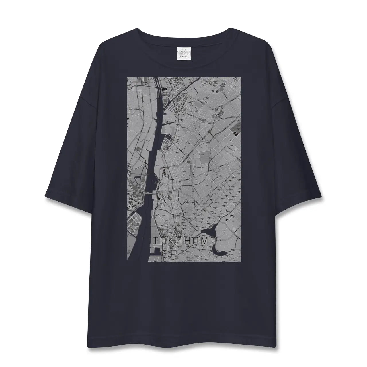 【高浜(愛知県)】地図柄ビッグシルエットTシャツ