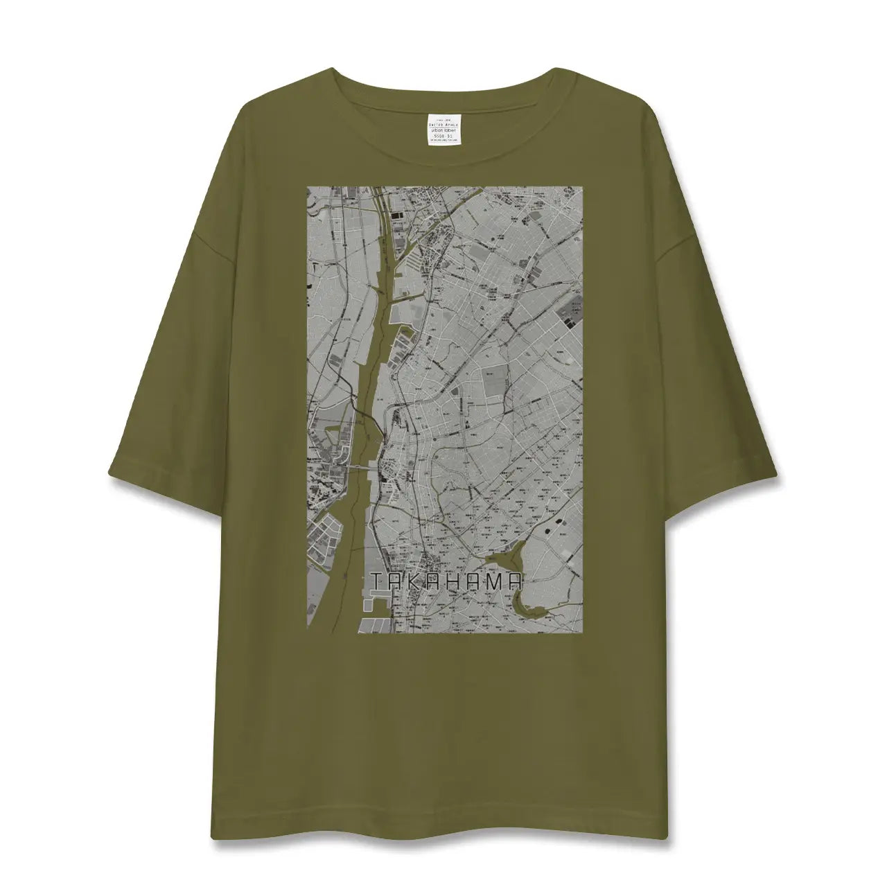 【高浜(愛知県)】地図柄ビッグシルエットTシャツ