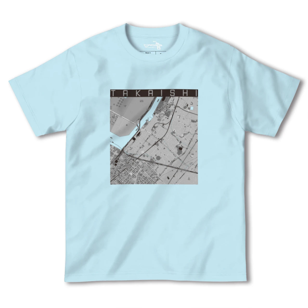【高石(大阪府)】地図柄ヘビーウェイトTシャツ
