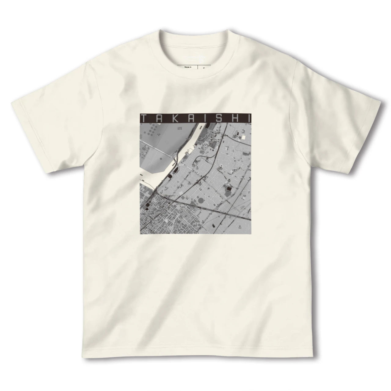 【高石(大阪府)】地図柄ヘビーウェイトTシャツ