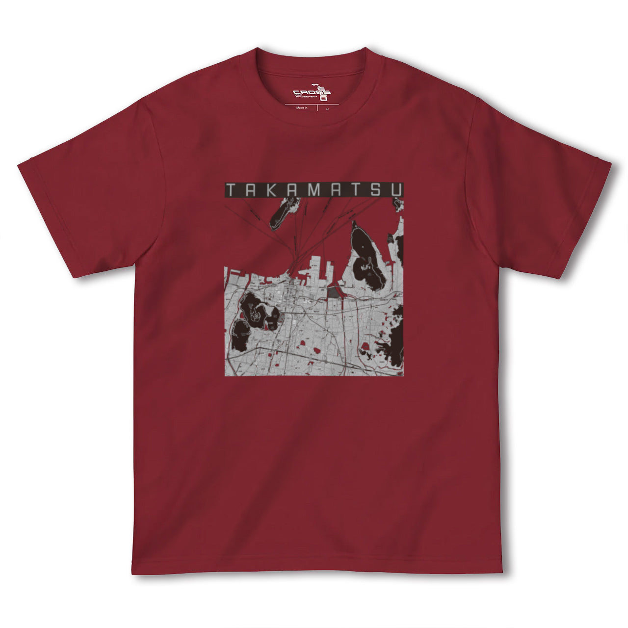 【高松(香川県)】地図柄ヘビーウェイトTシャツ