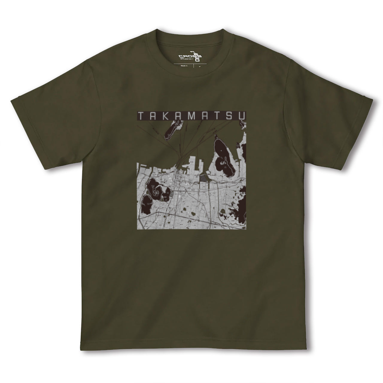 【高松(香川県)】地図柄ヘビーウェイトTシャツ