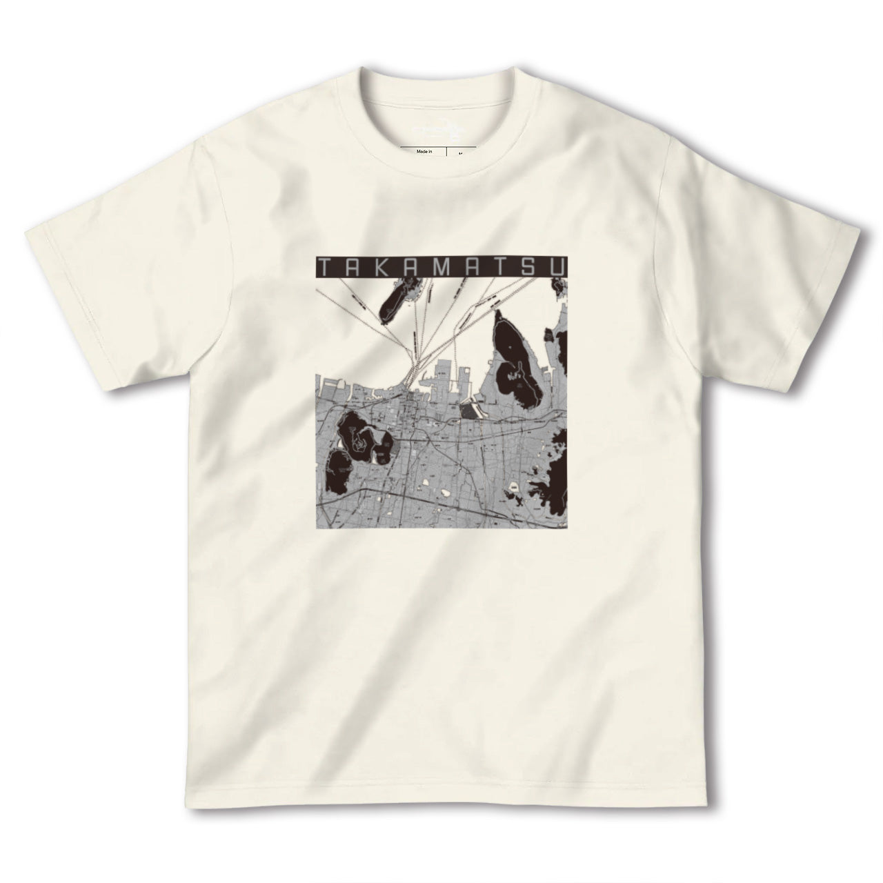 【高松(香川県)】地図柄ヘビーウェイトTシャツ