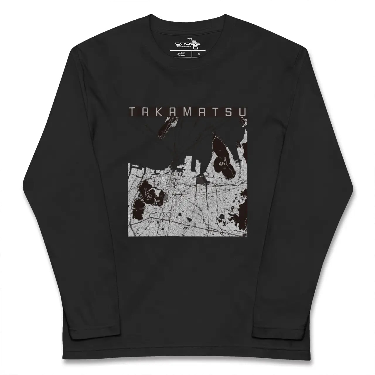 【高松(香川県)】地図柄ロングスリーブTシャツ