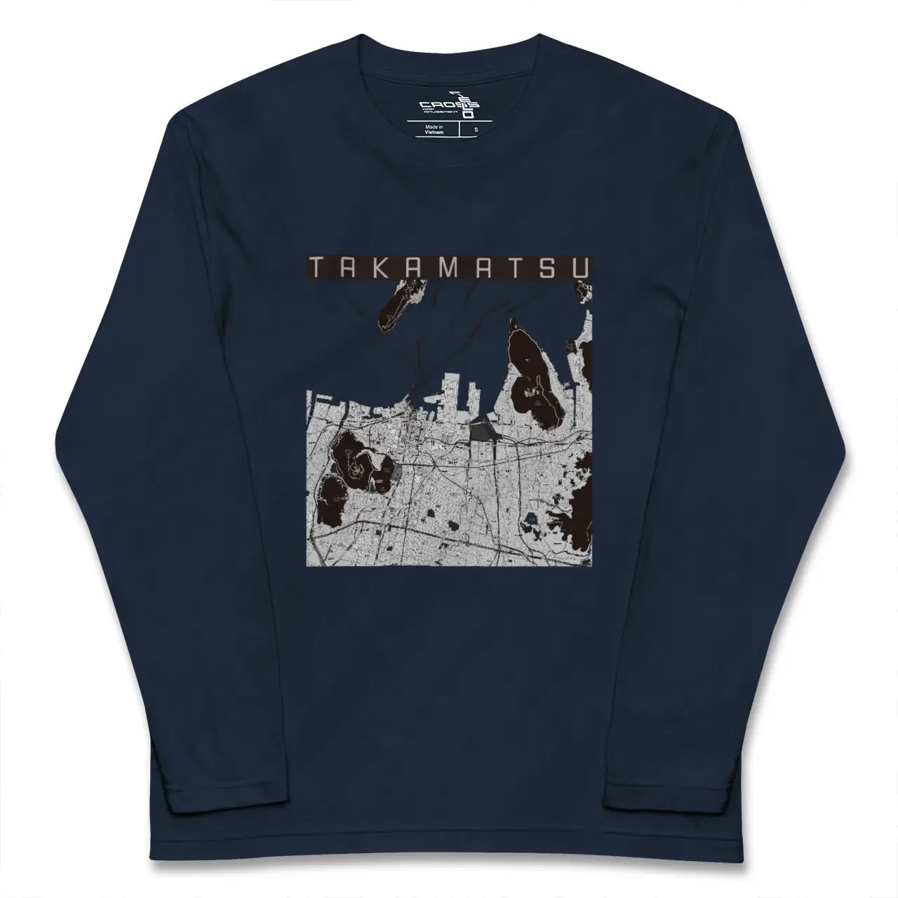 【高松(香川県)】地図柄ロングスリーブTシャツ