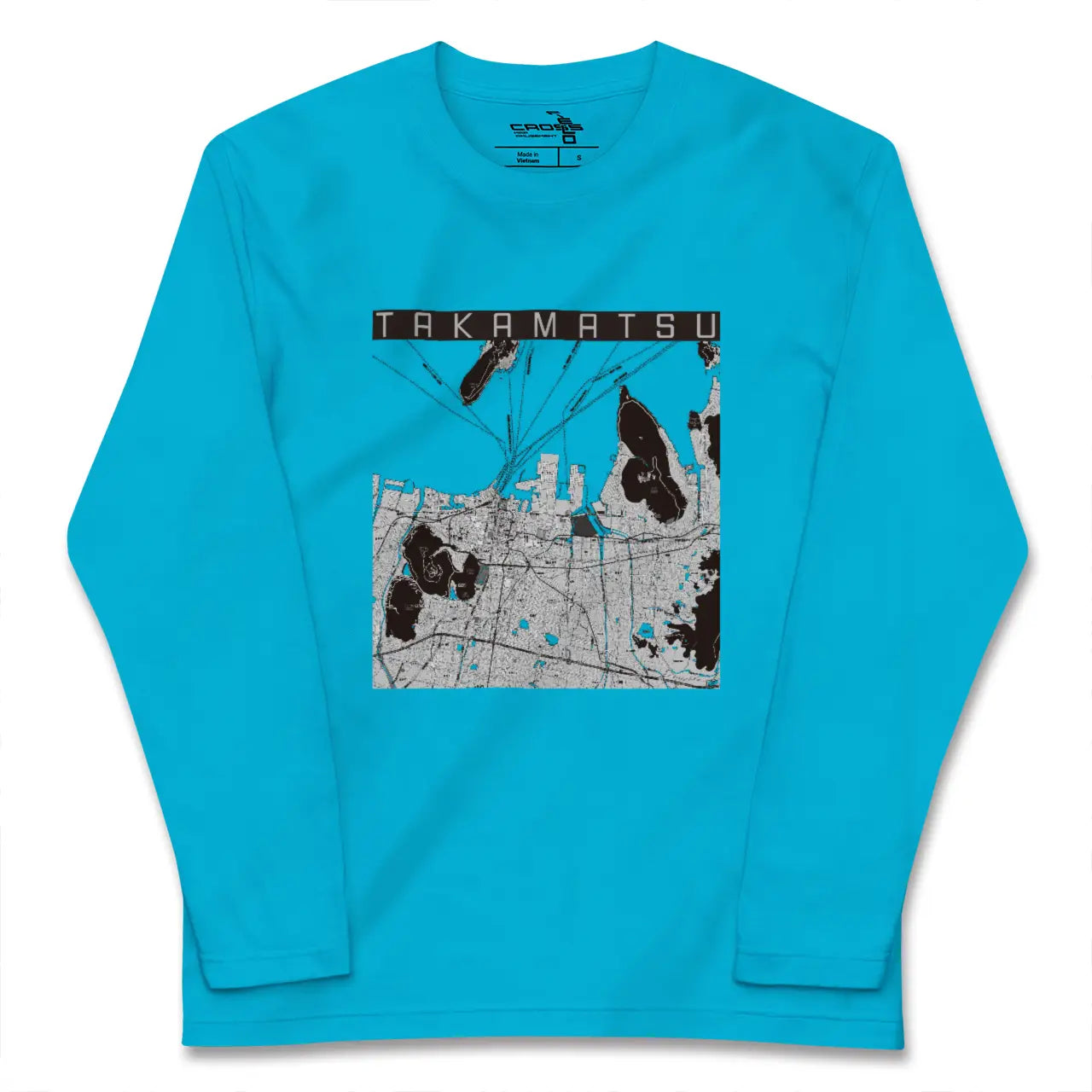 【高松(香川県)】地図柄ロングスリーブTシャツ