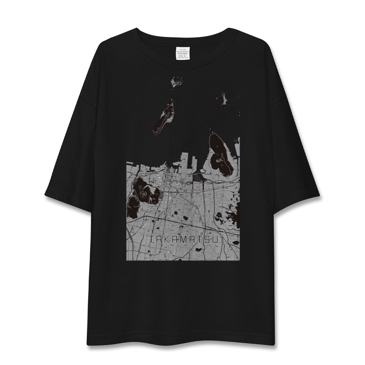【高松(香川県)】地図柄ビッグシルエットTシャツ