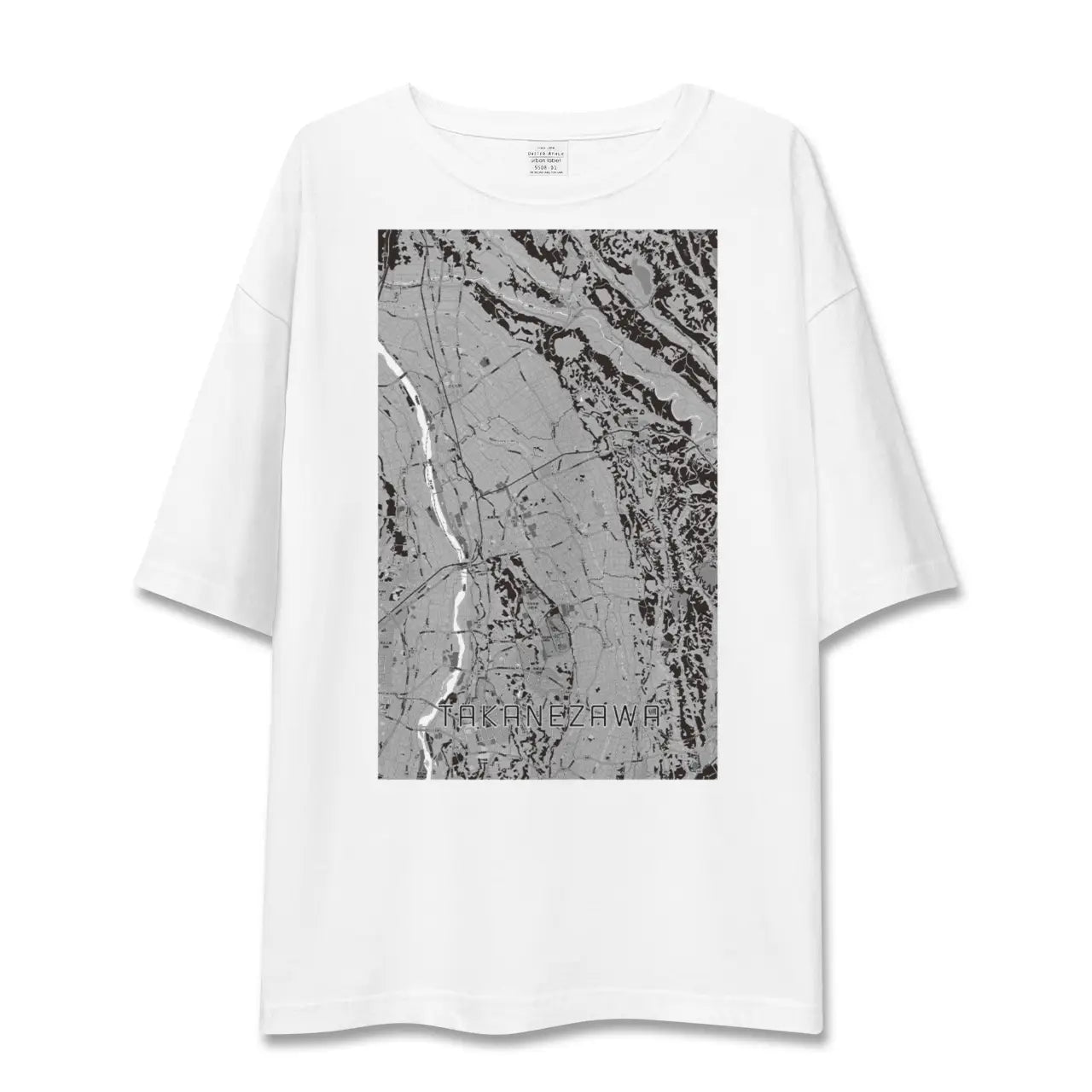 【高根沢(栃木県)】地図柄ビッグシルエットTシャツ