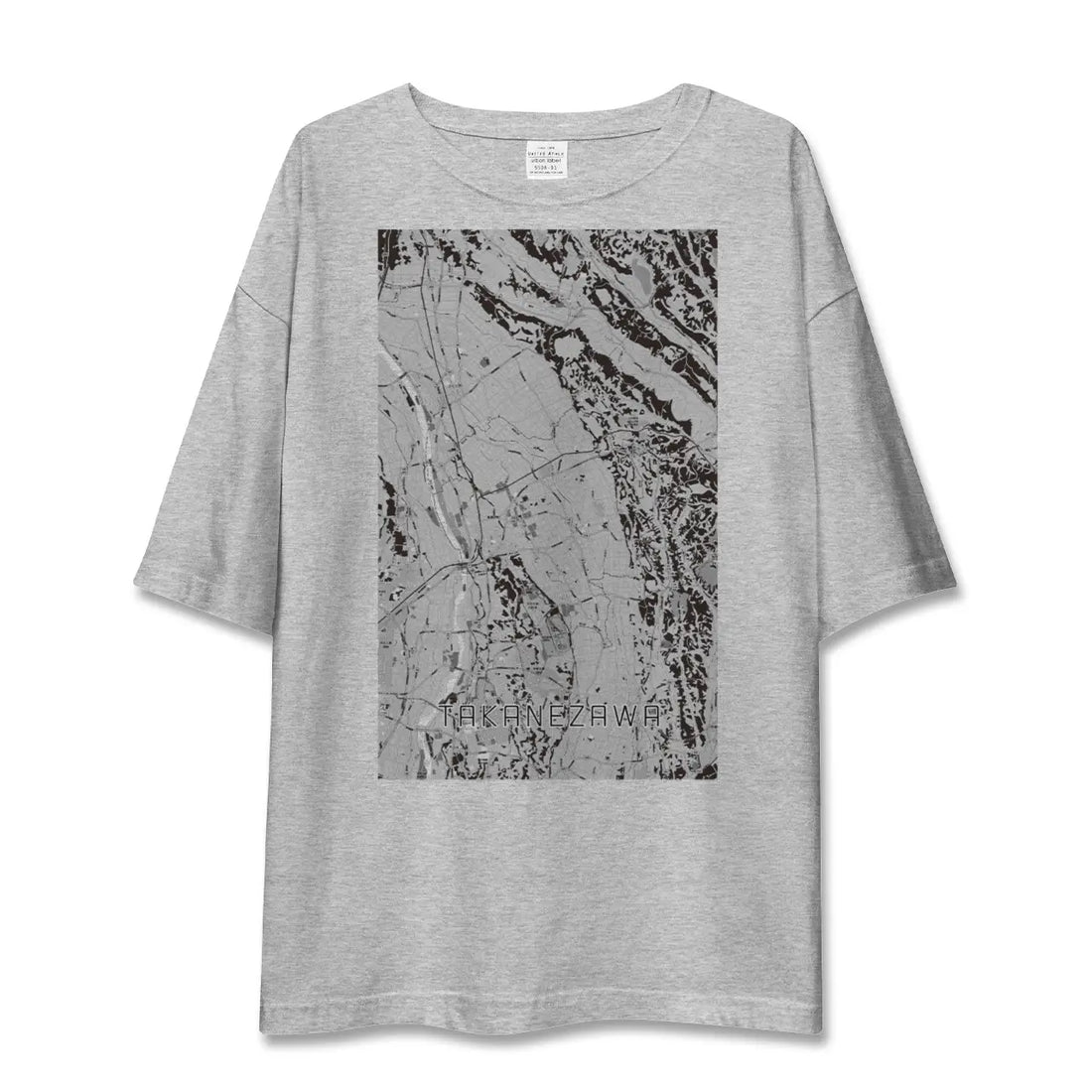 【高根沢(栃木県)】地図柄ビッグシルエットTシャツ