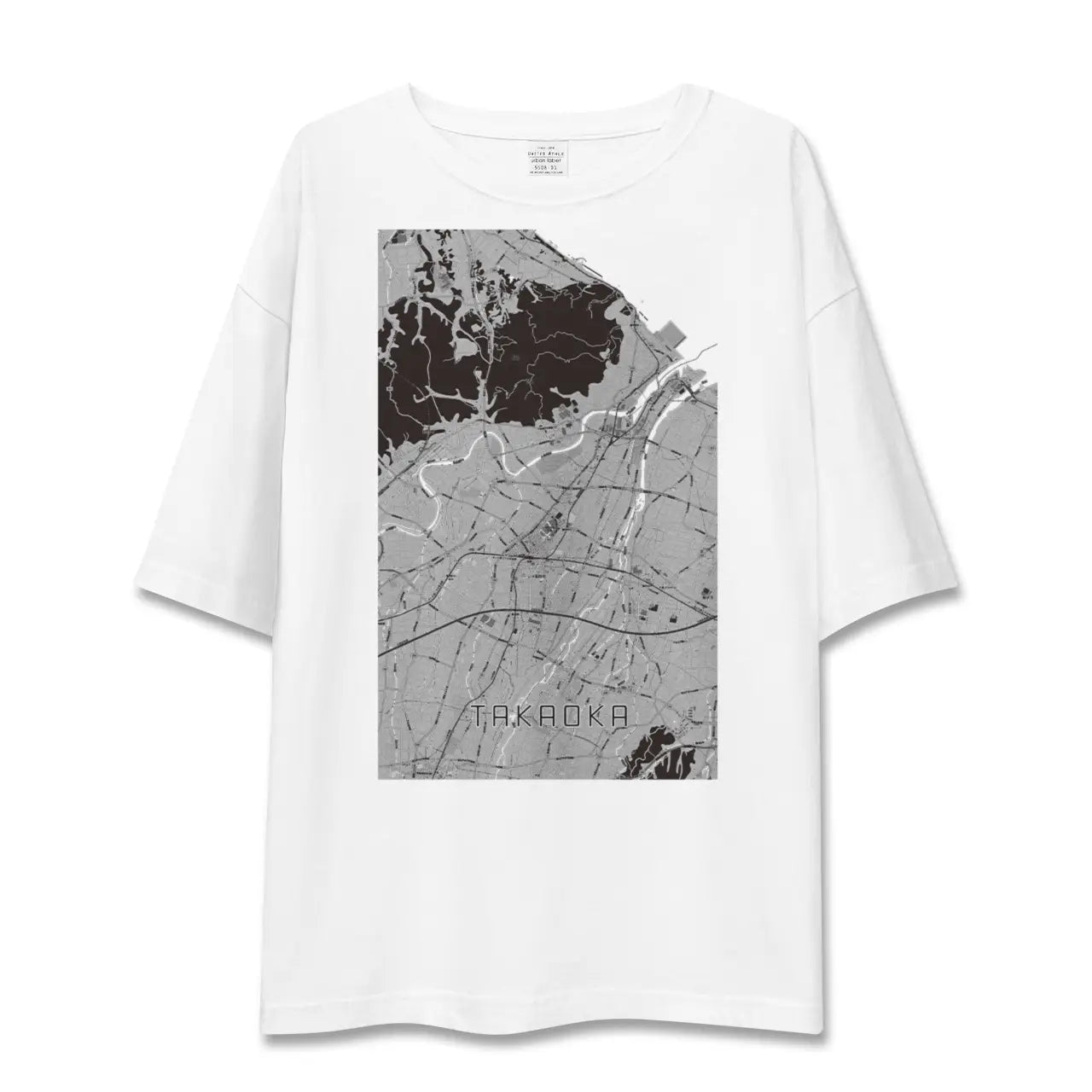 【高岡(富山県)】地図柄ビッグシルエットTシャツ