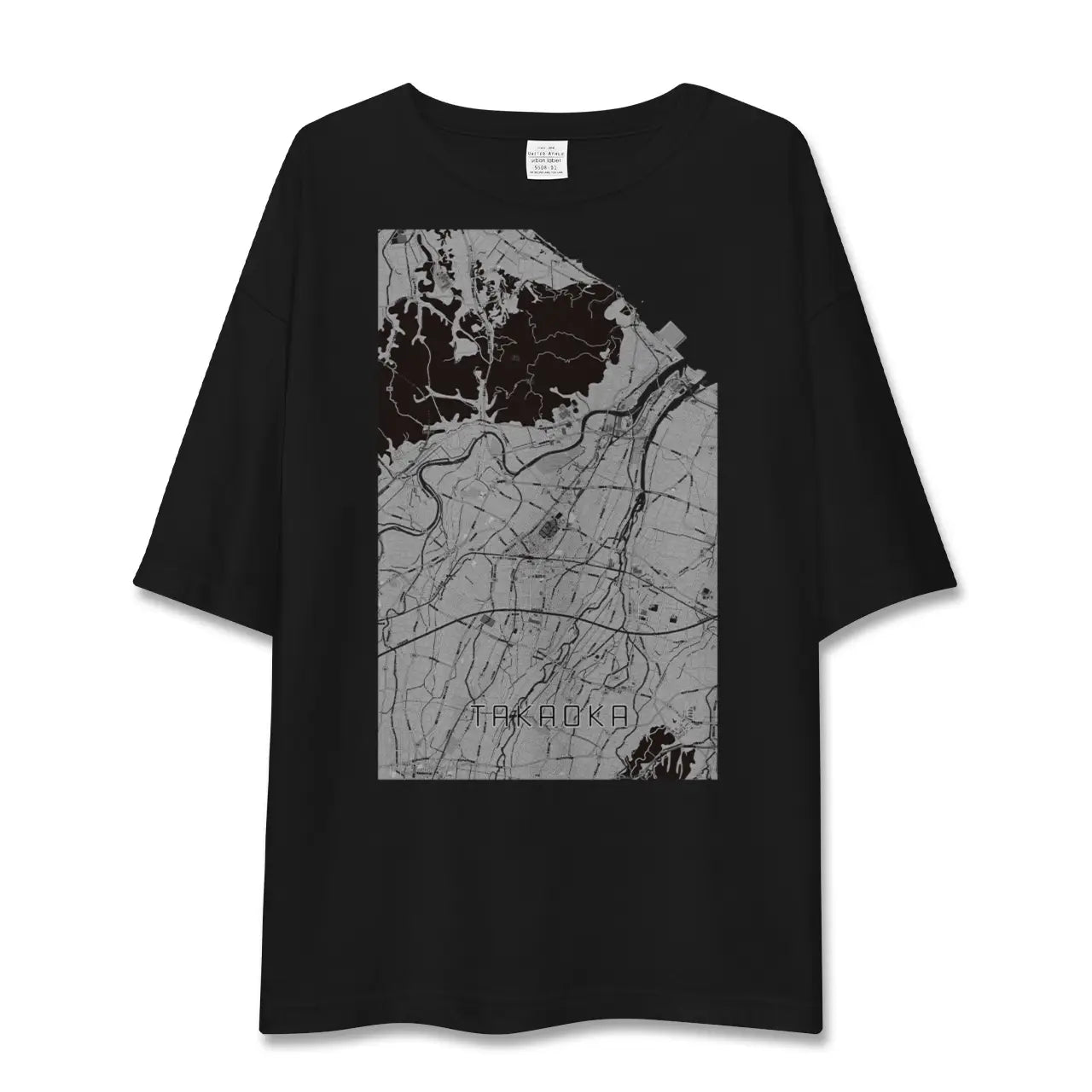 【高岡(富山県)】地図柄ビッグシルエットTシャツ