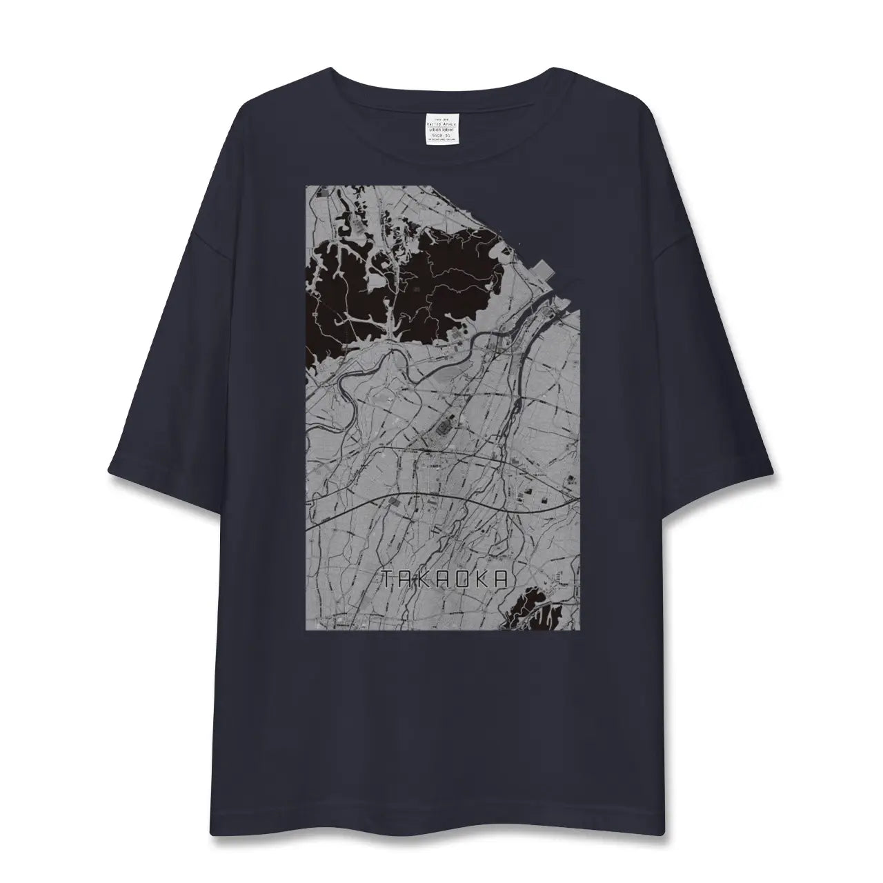 【高岡(富山県)】地図柄ビッグシルエットTシャツ
