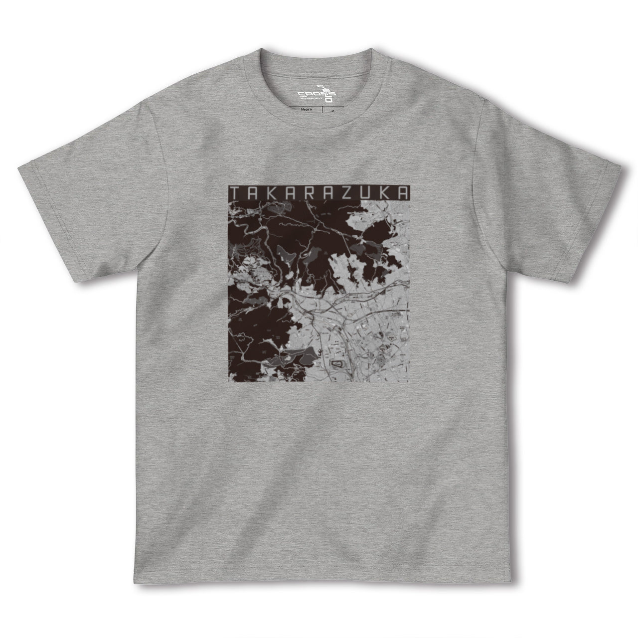 【宝塚(兵庫県)】地図柄ヘビーウェイトTシャツ