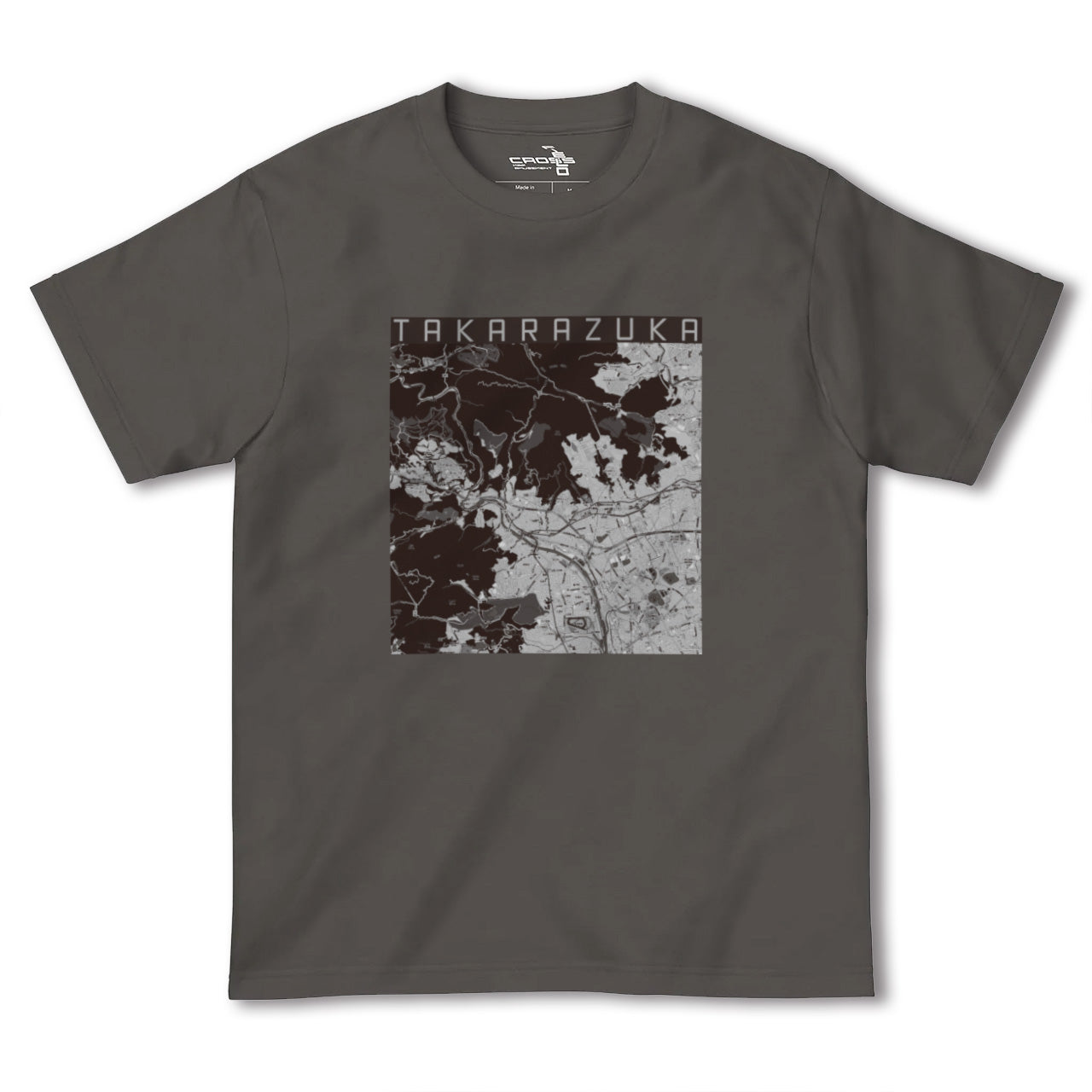 【宝塚(兵庫県)】地図柄ヘビーウェイトTシャツ