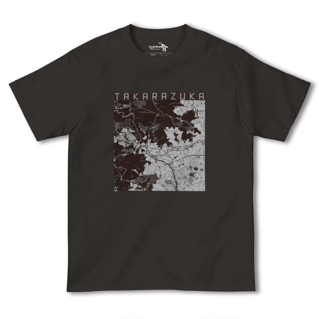 【宝塚(兵庫県)】地図柄ヘビーウェイトTシャツ