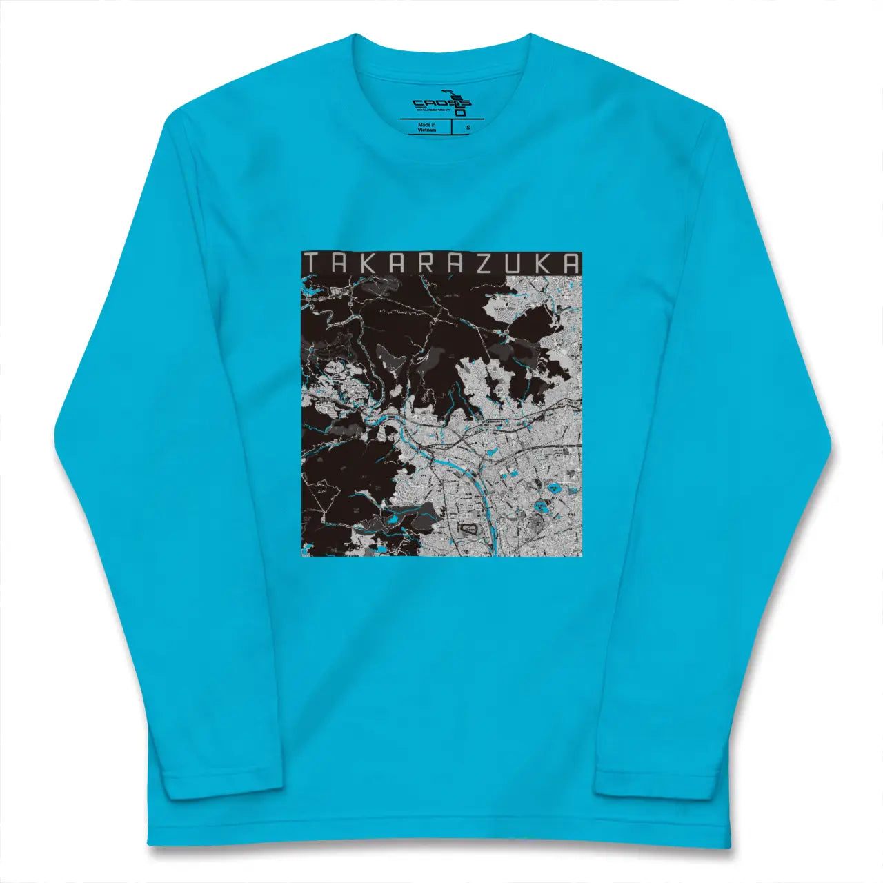 【宝塚(兵庫県)】地図柄ロングスリーブTシャツ