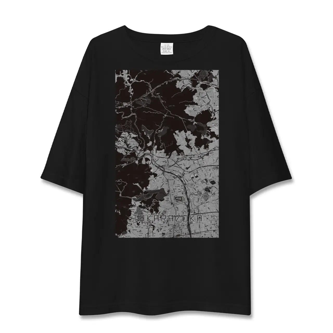 【宝塚(兵庫県)】地図柄ビッグシルエットTシャツ