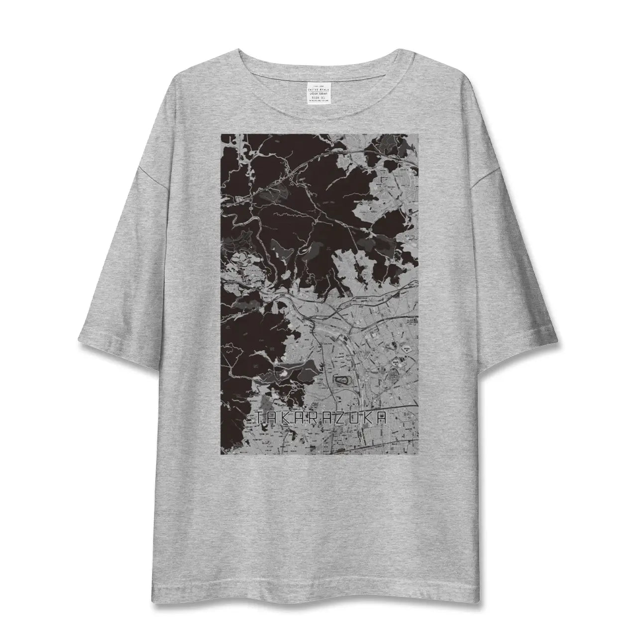 【宝塚(兵庫県)】地図柄ビッグシルエットTシャツ
