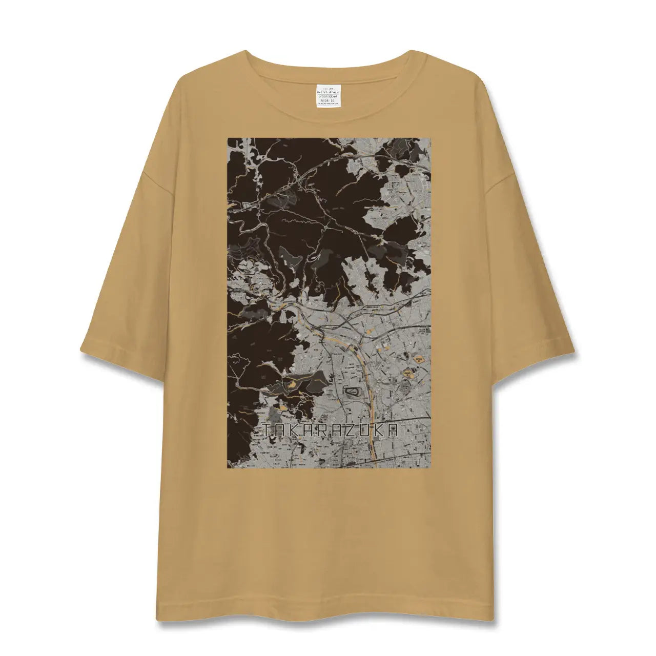 【宝塚(兵庫県)】地図柄ビッグシルエットTシャツ