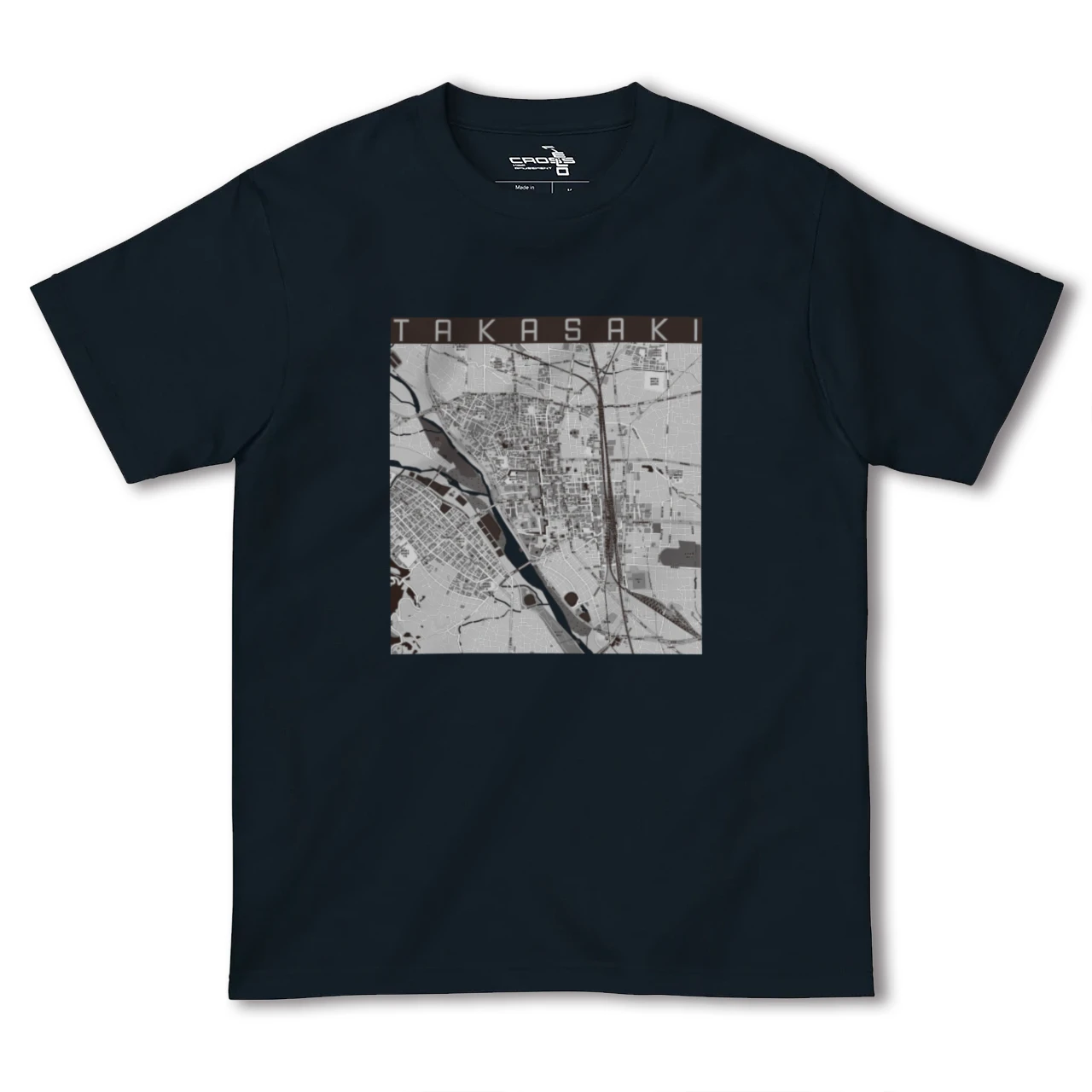 【高崎(群馬県)】地図柄ヘビーウェイトTシャツ