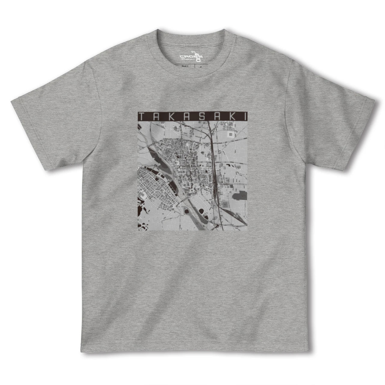 【高崎(群馬県)】地図柄ヘビーウェイトTシャツ