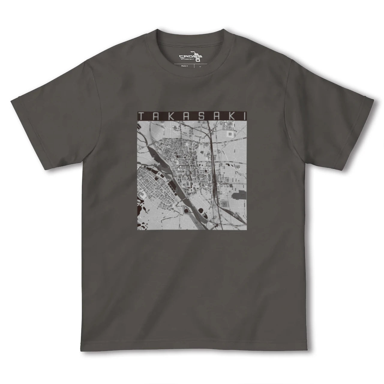 【高崎(群馬県)】地図柄ヘビーウェイトTシャツ