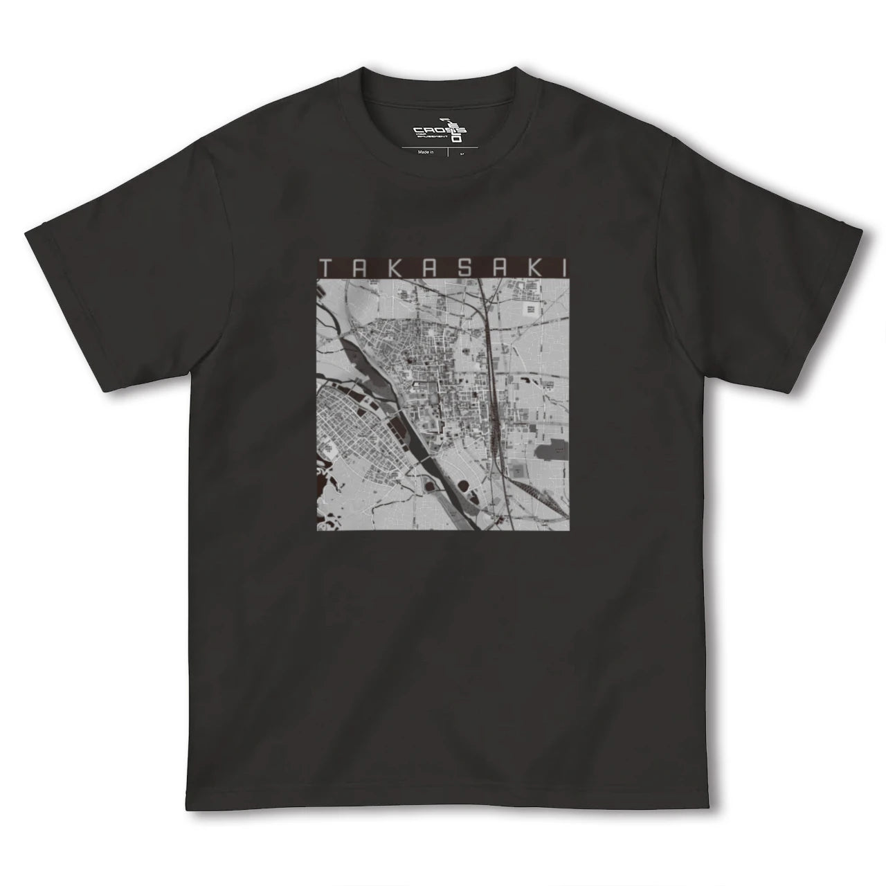 【高崎(群馬県)】地図柄ヘビーウェイトTシャツ
