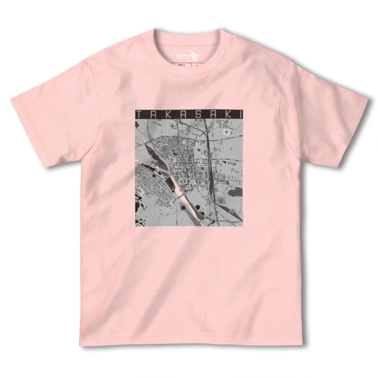 【高崎(群馬県)】地図柄ヘビーウェイトTシャツ