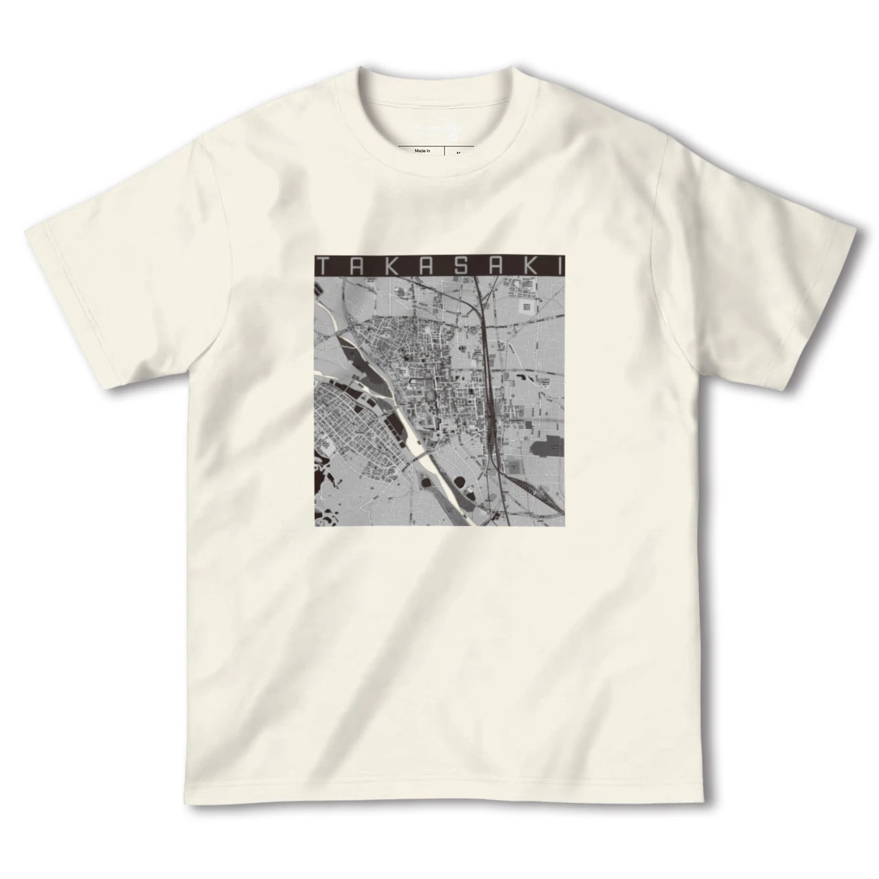 【高崎(群馬県)】地図柄ヘビーウェイトTシャツ