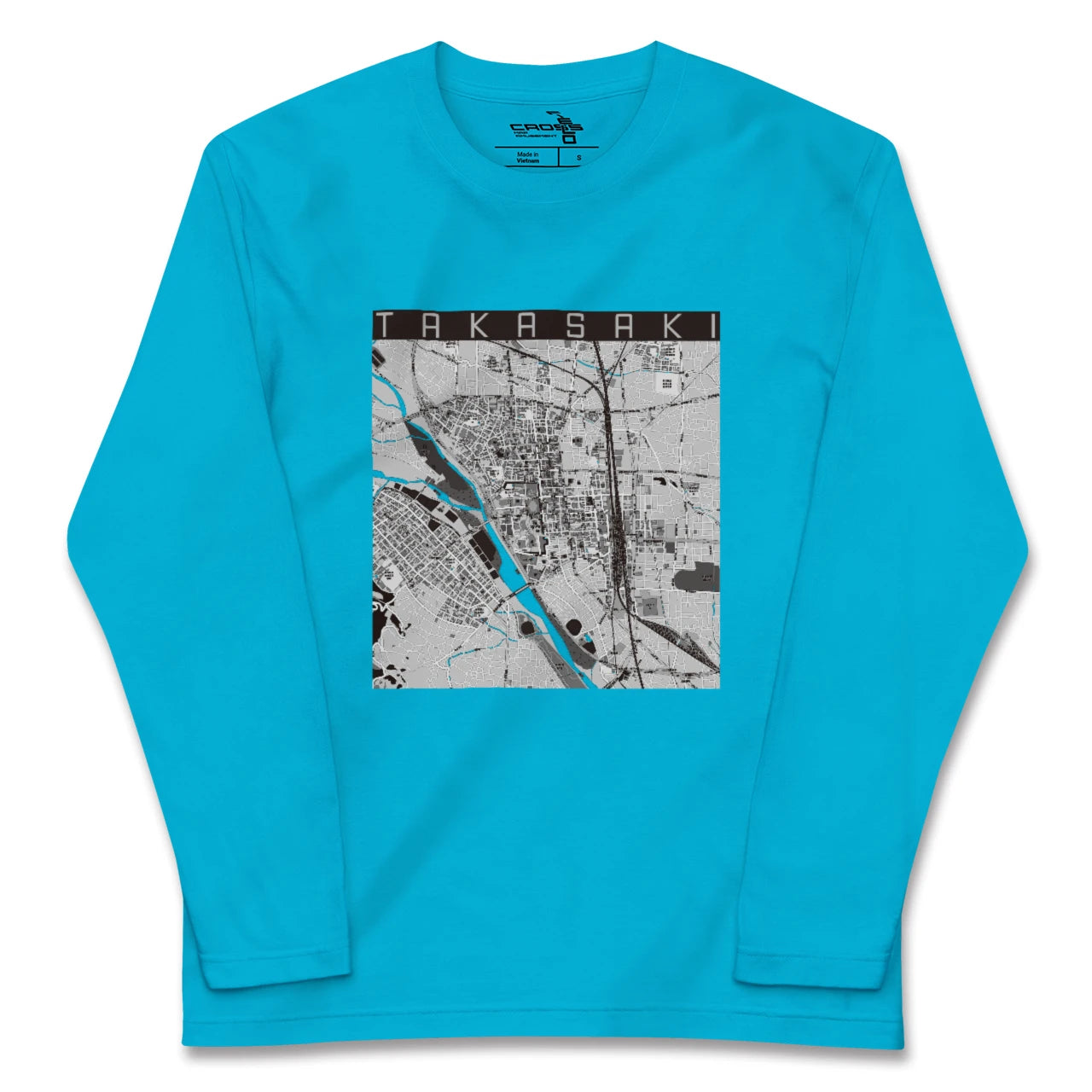 【高崎(群馬県)】地図柄ロングスリーブTシャツ