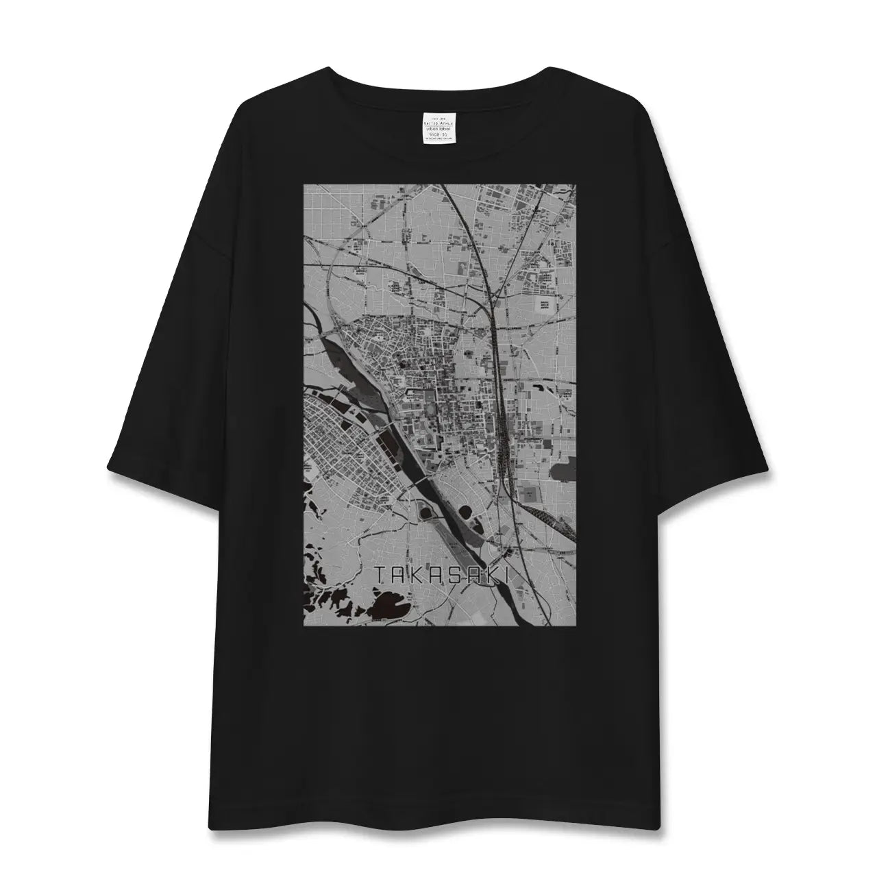 【高崎(群馬県)】地図柄ビッグシルエットTシャツ