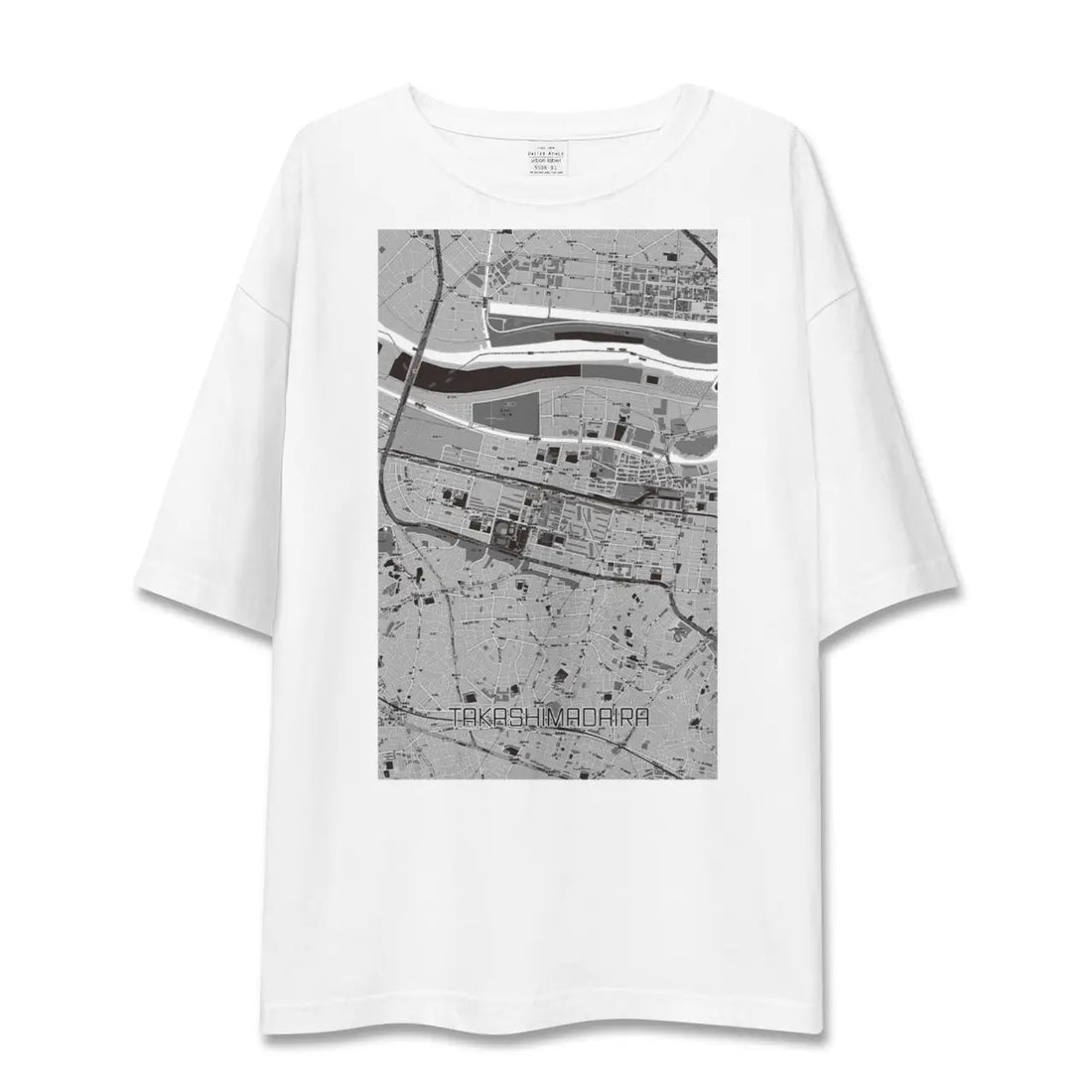 【高島平(東京都)】地図柄ビッグシルエットTシャツ