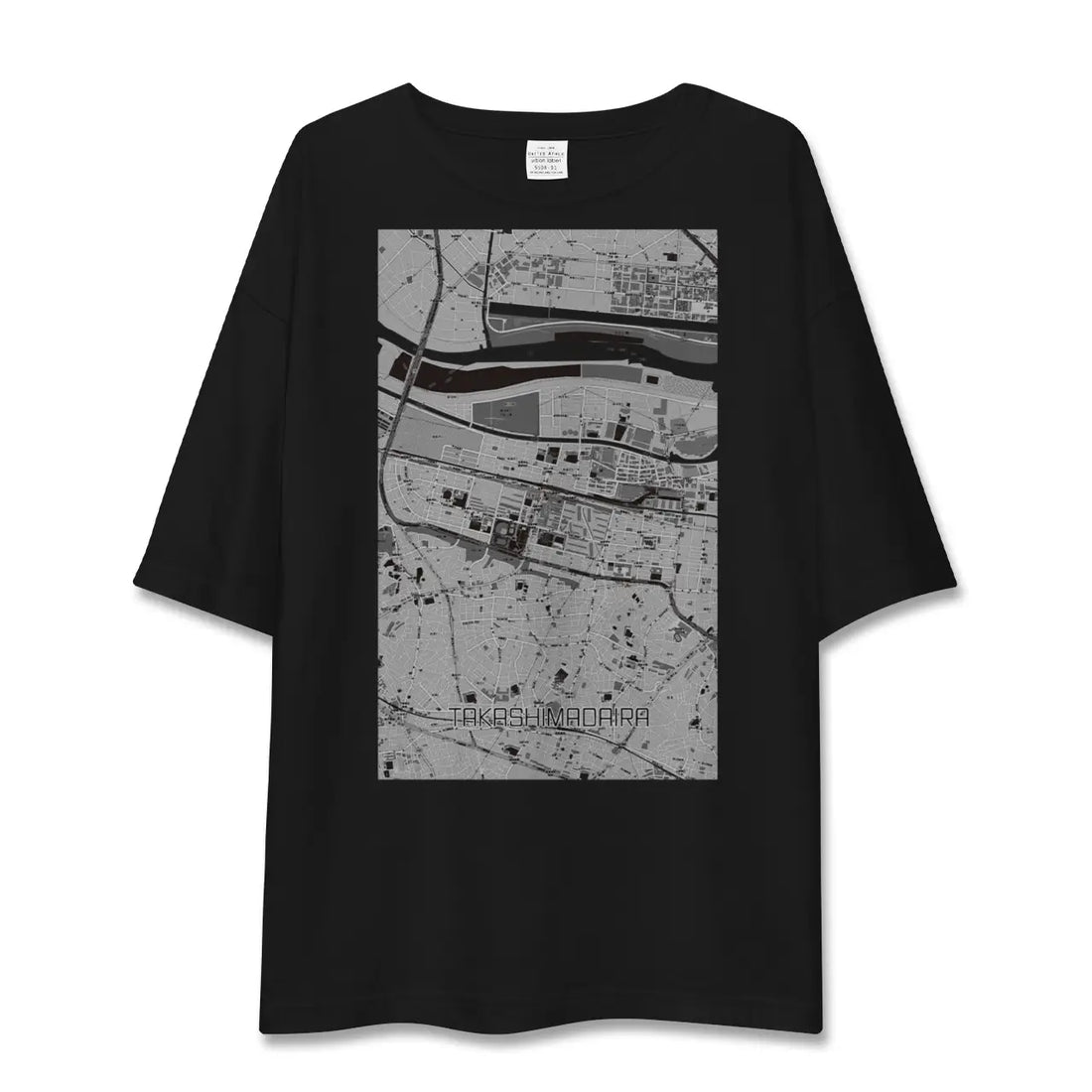 【高島平(東京都)】地図柄ビッグシルエットTシャツ