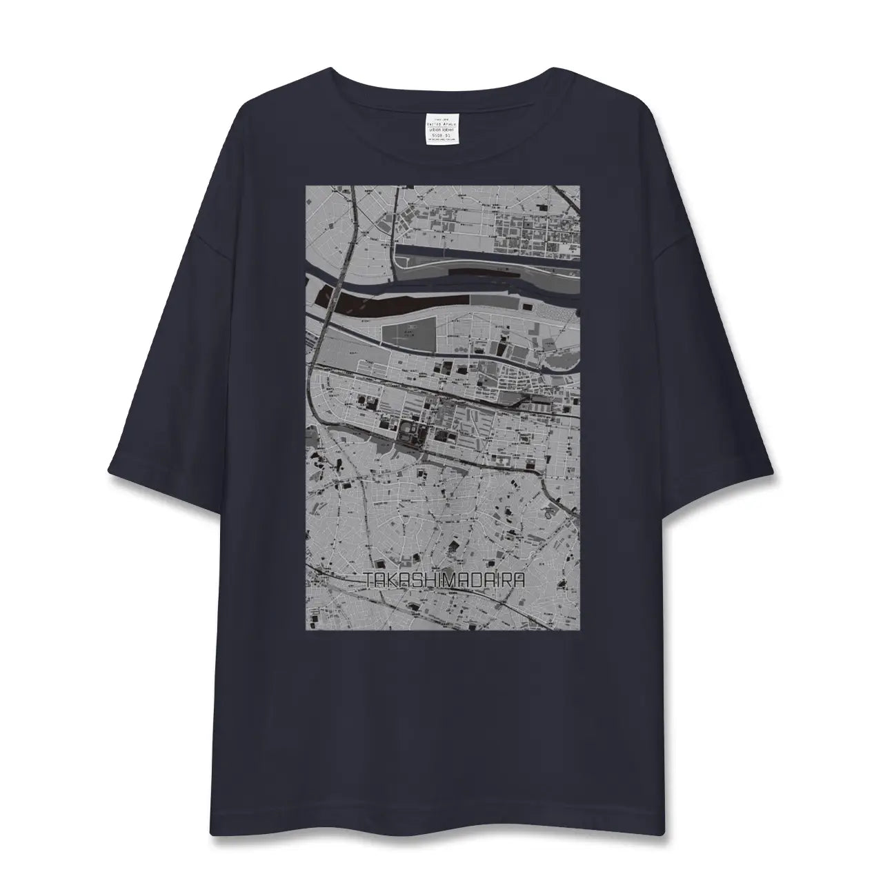 【高島平(東京都)】地図柄ビッグシルエットTシャツ