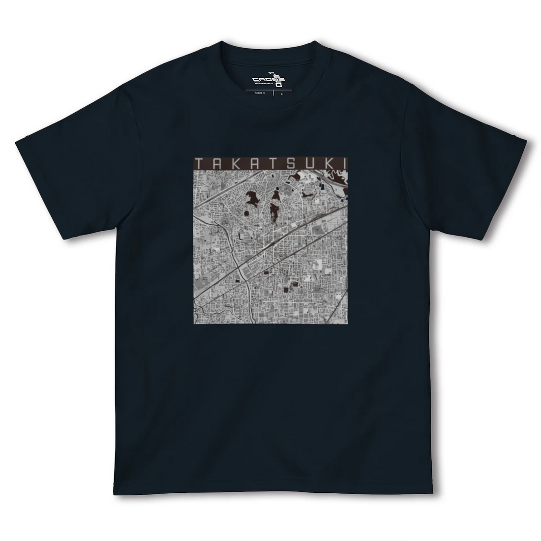 【高槻(大阪府)】地図柄ヘビーウェイトTシャツ