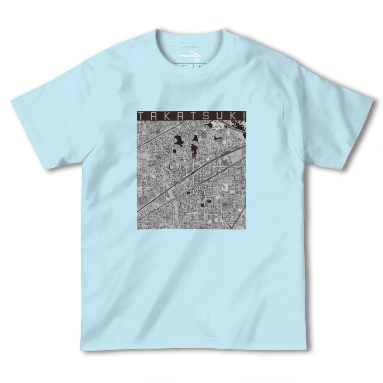 【高槻(大阪府)】地図柄ヘビーウェイトTシャツ