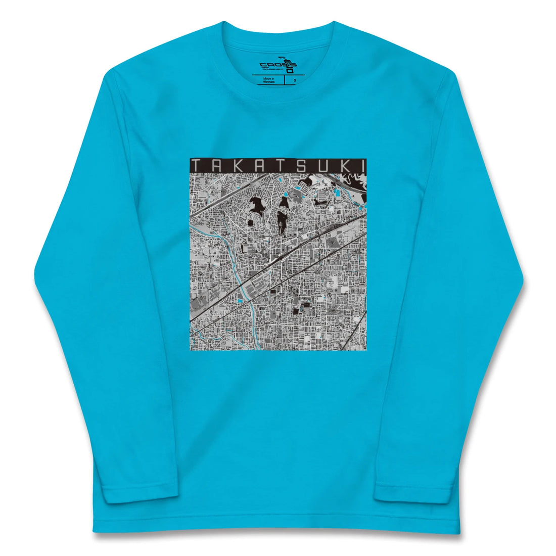 【高槻(大阪府)】地図柄ロングスリーブTシャツ