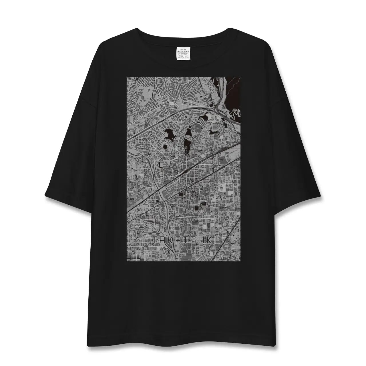 【高槻(大阪府)】地図柄ビッグシルエットTシャツ