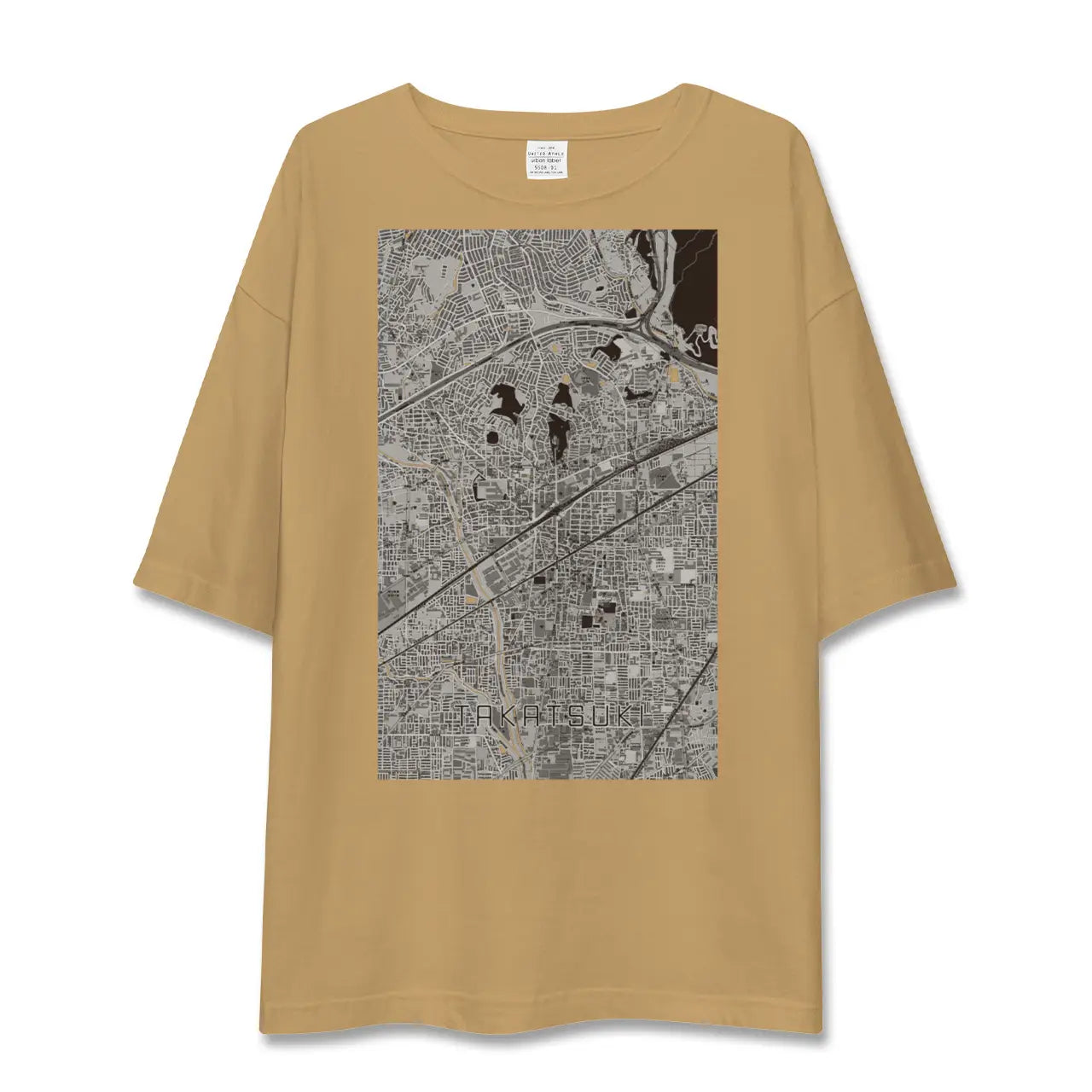【高槻(大阪府)】地図柄ビッグシルエットTシャツ
