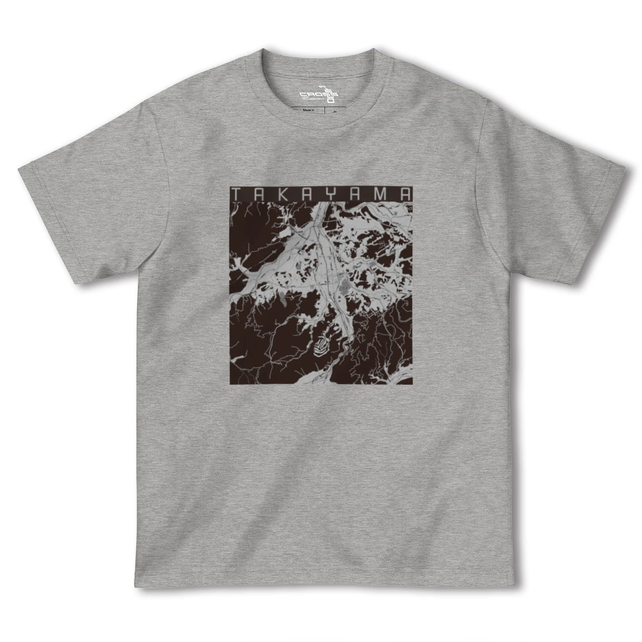 【高山(岐阜県)】地図柄ヘビーウェイトTシャツ