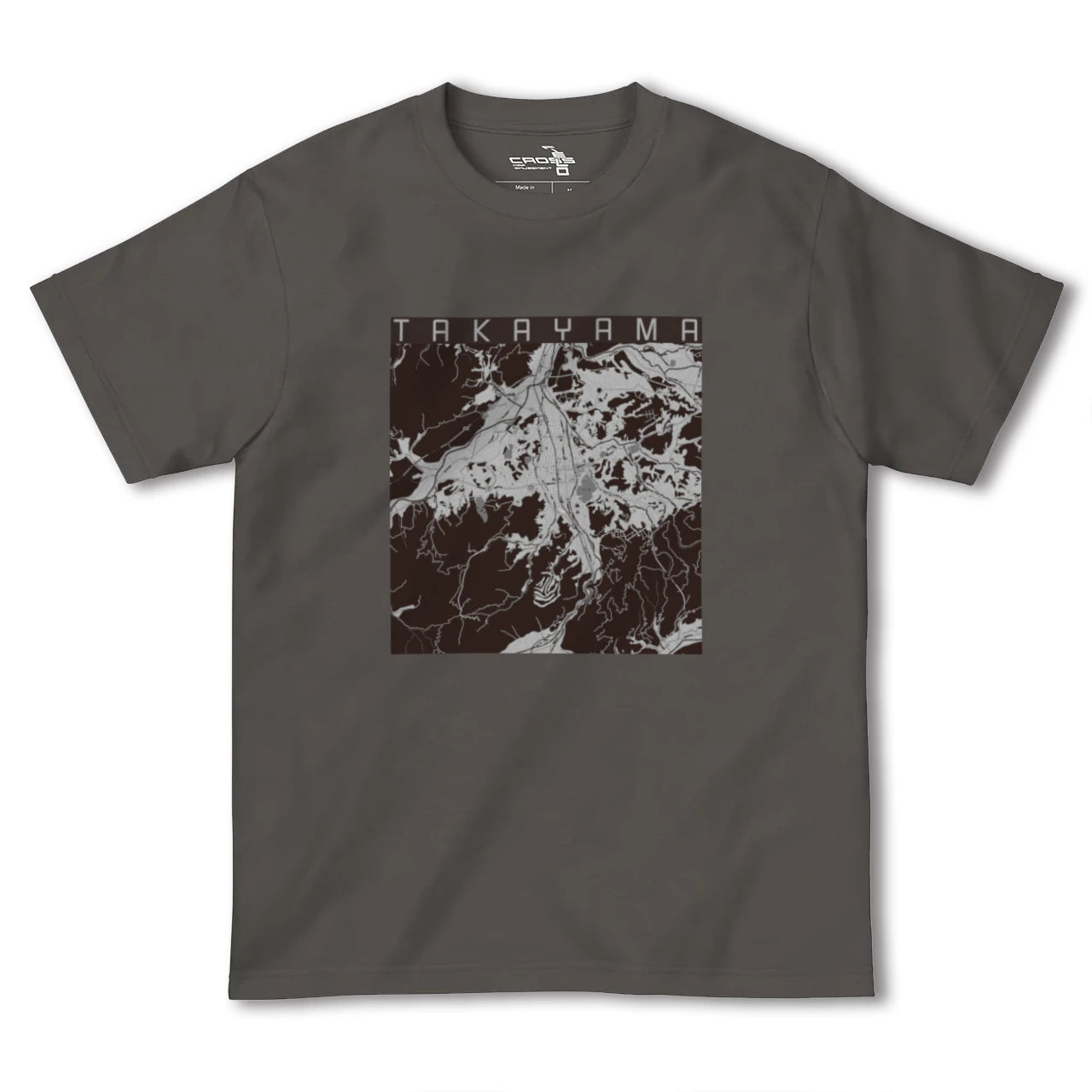 【高山(岐阜県)】地図柄ヘビーウェイトTシャツ